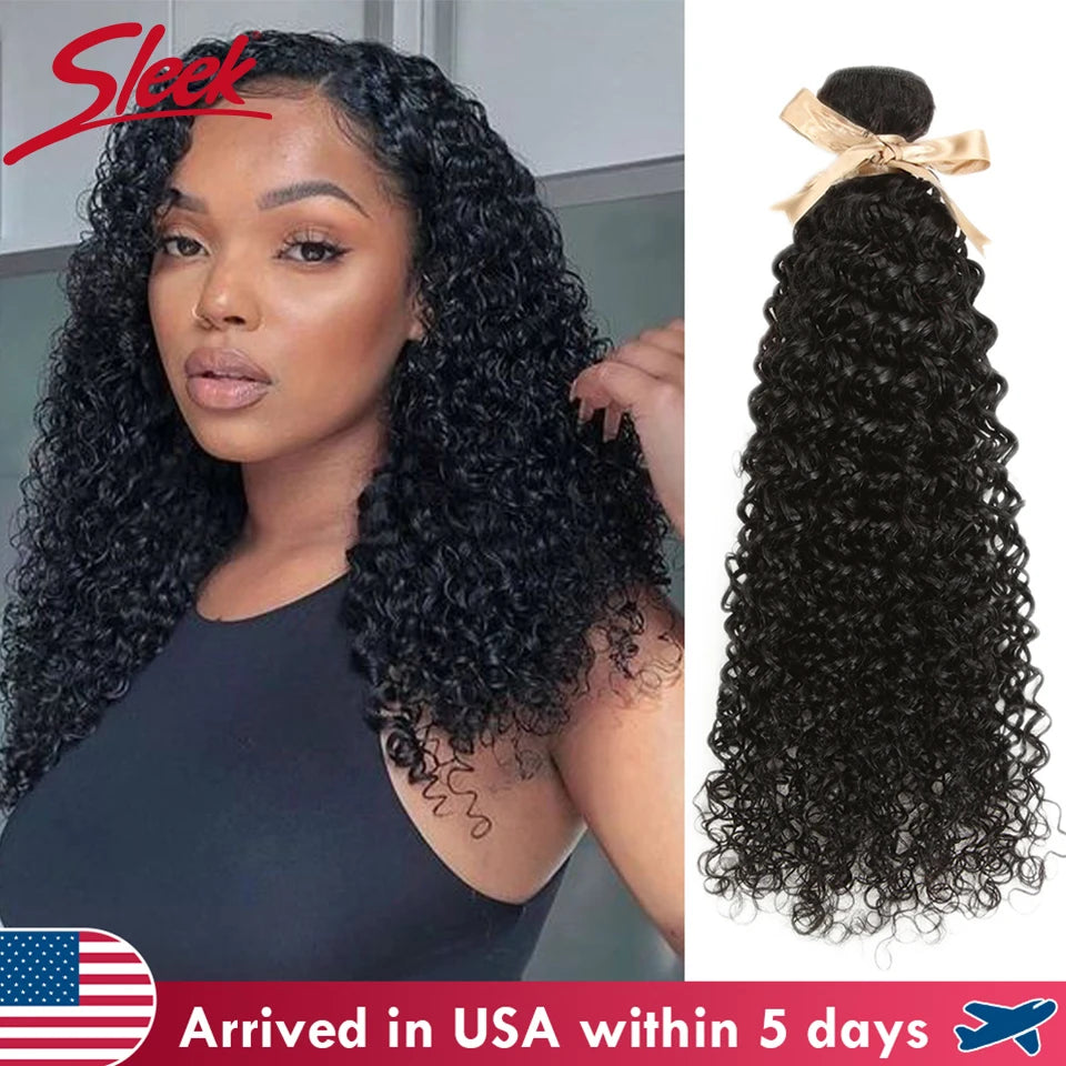 Tissage Kinky Curly Lisse Remy Brésilien | Lot Simple | Extensions Cheveux Humains Naturels