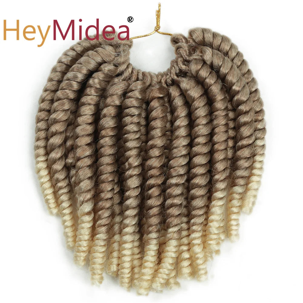 Tresses Crochet Havana Twist | 8 Pouces | Synthétique | Ombre Senegalese Twist | Femme